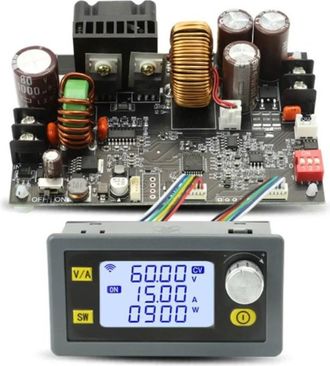 OEM M&oacute;dulo Reductor, Convertidor Ajustable De 6-70 V A 0-60 V, 15 A, Pantalla Lcd, Fuente De Alimentaci&oacute;n Estabilizada
