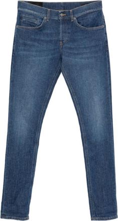Dondup Blue Slim Mid Rise Jeans
