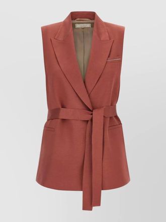 PESERICO linen viscose vest