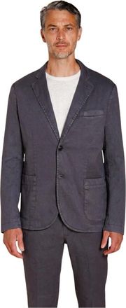 Mason's Da Vinci Blazer - Heren - Blazers - Blauw - 3XL - Katoen - Jassen