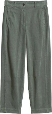 Marc O'Polo Geweven Broek - Heren - Straight fit broeken - Groen - W40 - Broeken