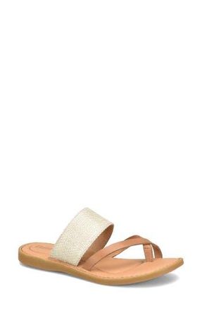 B&oslash;rn Maree Slide Sandal in Tan Combo at Nordstrom Rack, Size 10
