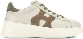 Hogan Rebel Sneakers - Dames - Sneakers - Beige - 39 1/2 EU - Leer - Schoenen