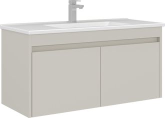 Hanah Home Mobile Lavabo arno 100 - 100 X 45 X 52 Cm - Cashmere