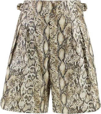 Isabel Marant Felize Printed Bermuda Shorts - Dames - Korte Broeken - Veelkleurig - M - Katoen - Korte Broeken