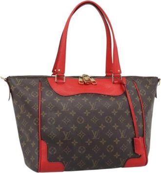 Louis Vuitton Pre-owned Vintage Monogram Tote Bag - Dames - Vintage Shopper - Bruin - ONE Size - Leer - Vintage