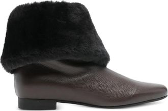 Toteme Stivali in shearling - Marrone