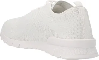 Kiton Textured Knit Sneaker - White