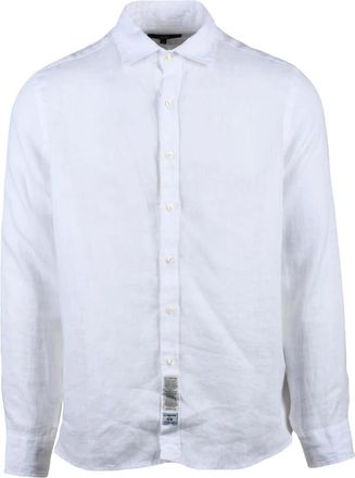 La Martina Overhemden, Heren, Wit, XL, Casual Overhemden