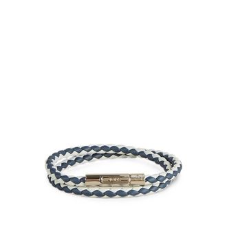 Tod's My Colors Dubbele Wikkelarmband - Heren - Armbanden - Blauw - ONE Size - Accessoires