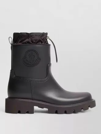 Moncler pvc rain ankle boots