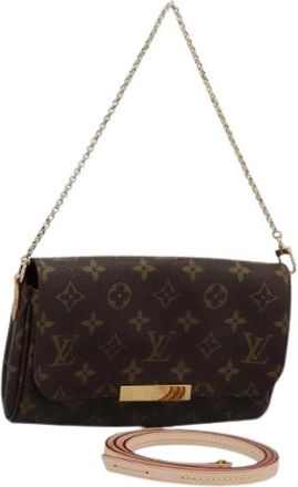 Louis Vuitton Pre-owned Cross Body Tas - Dames - Vintage Schoudertas - Bruin - ONE Size - Vintage