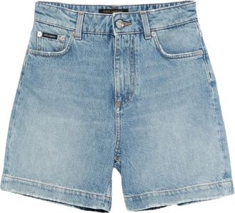 Dolce & Gabbana Shorts con logo - Blu