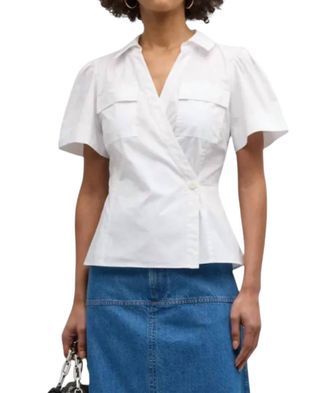 Tanya Taylor Sandra Top In White