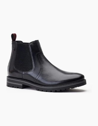 base Mens Base London Cutler Washed Chelsea Boot - Black - Size: 10