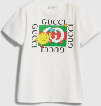 Gucci Kids - Cotton T-shirt With Print, Size 10 years, White
