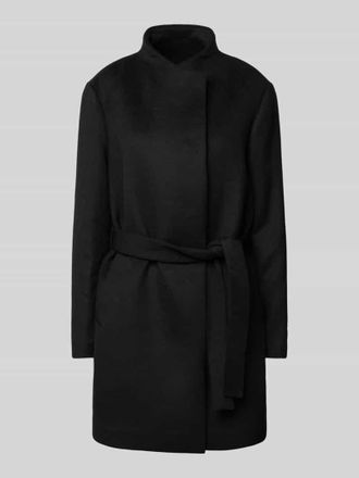 Calvin Klein Mantel mit Taillengürtel in Black, Größe 36