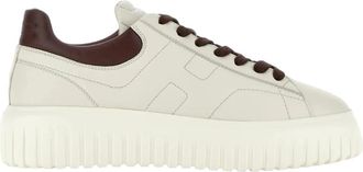Hogan Platte schoenen voor vrouwen - Heren - Sneakers - Wit - 44 EU - Schoenen