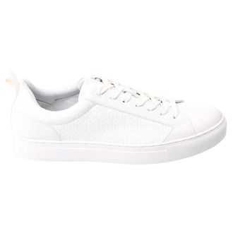 HUGO BOSS Hugo Heren Morrie Tonale Monogram Kunstleren Trainers (Wit)