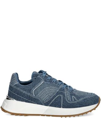 Michael Michael Kors panelled sneakers - women - Fabric/Polyester/Rubber - 8.5 - Blue