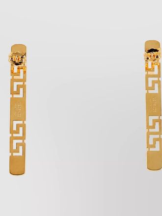 Versace greca earrings