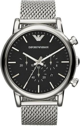 Emporio Armani Ar 1808 Horloge - Heren - Horloges - Grijs - ONE Size - Accessoires