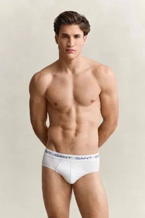 GANT Men 3-Pack Briefs (XXXL) WHITE