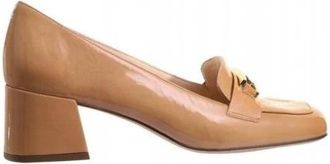 H&ouml;gl Sahara Pump - Dames - Pumps - Beige - 40 EU - Leer - Schoenen