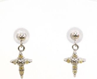 C&A Unbranded gold yellow gold (18K) Stud Earrings (Pre-Owned)