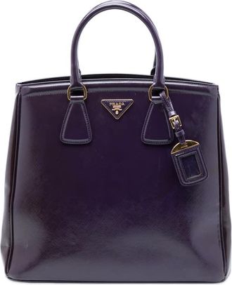 Prada Pre-owned Prada Saffiano Vernice Parabole Tote Ladies 20ZDXRS4YGPYW5CI