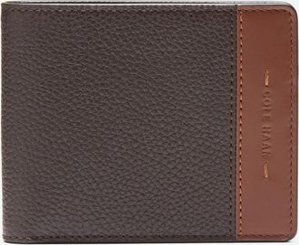 Cole Haan Mens Triboro Leather Wallet - Brown