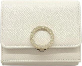 Bulgari Pre-owned Vintage Tri-fold Wallet - - Pre-owned - Donna - Beige - ONE SIZE