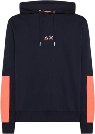 Sun 68 Hoodies - Heren - Hoodies - Blauw - S - Hoodies & sweatvesten