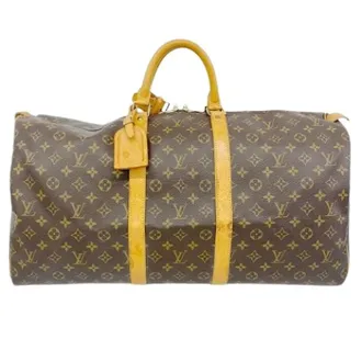 Louis Vuitton Pre-owned Weekend Bags, unisex, Brown, Size: ONE SIZE Pre-owned Keepall 55 Boston Bag