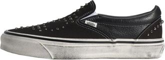 Vans Schoenen, Heren, Zwart, 36 1/2 EU, Leer, Premium Classic Slip-On