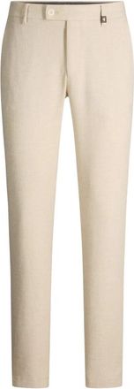 Strellson Linnen-textuur Chino Broeken - Heren - Chinos - Beige - W36 L34 - Linnen - Broeken
