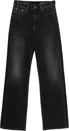 AG - Adriano Goldschmied Wijde Pijp Jeans - Dames - Regular Fit Jeans - Zwart - W31 - Katoen - Jeans