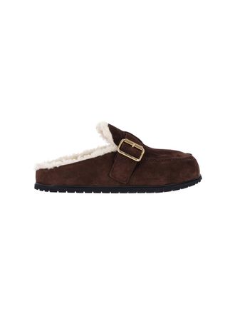 Prada Mules In Suede