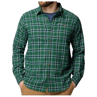 Columbia Cornell Woods Flannel Long Sleeve Shirt Hemd f&uuml;r Herren | gr&uuml;n