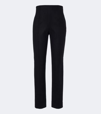 Alaia Ala&iuml;a Wool straight pants