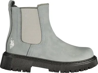 U.S.Polo Association Grey Polyurethane Womens Womens Boot