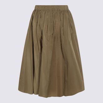 Max Mara Womens Skirts Kaki _pl Se