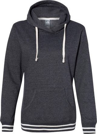 J. America Womens Relay Hooded Sweatshirt