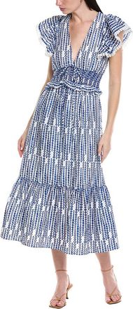 Seraphina Embroidered Midi Dress