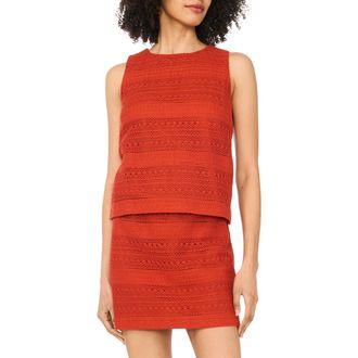 1.State Mesh Crewneck Tank in Rooibos Tea at Nordstrom Rack, Size X-Large