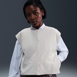 Nike Womens 24.7 PerfectStretch Therma-FIT Synthetic-Fill Vest in Brown | HV3648-104