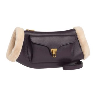 Coccinelle Dames, Tassen, Paars, Maat: ONE Size Leer