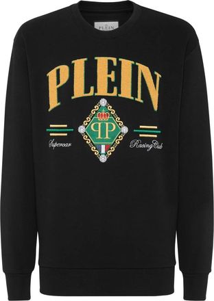 Philipp Plein Crewneck Sweatshirt - Heren - Sweatshirts - Zwart - M - Katoen - Hoodies & sweatvesten