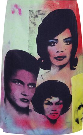 Versace Skirt Silk Twill Print The Party