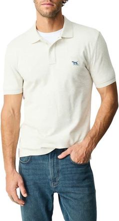 Rodd & Gunn Gunn Piqu&eacute; Sports Fit Cotton Polo in Ice at Nordstrom, Size Xxx-Large
